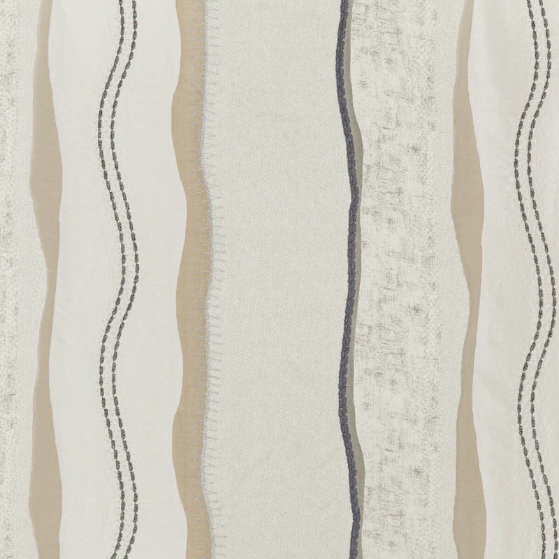 Solaris Platinum/Bronze Fabric By The Yard
