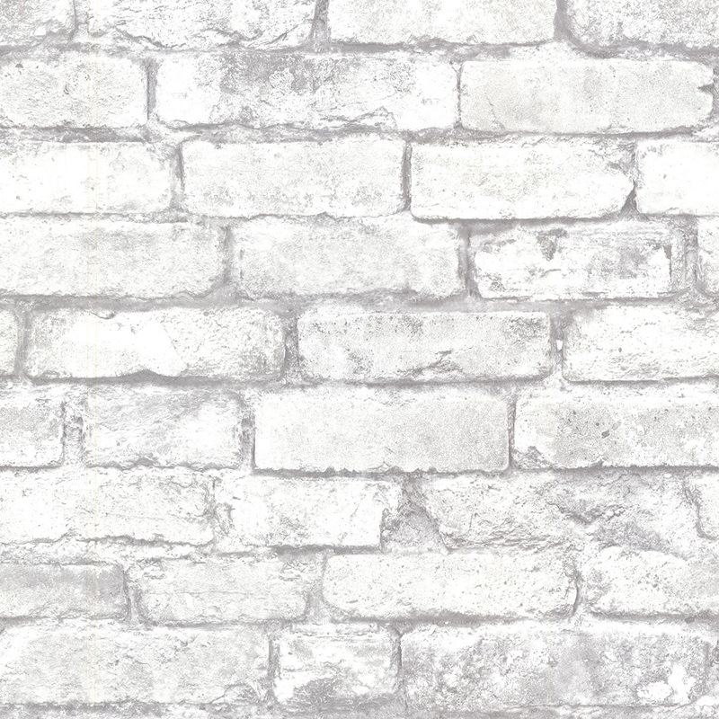 2767-21261 Garett Off-White Brick Wallpaper Per Bolt