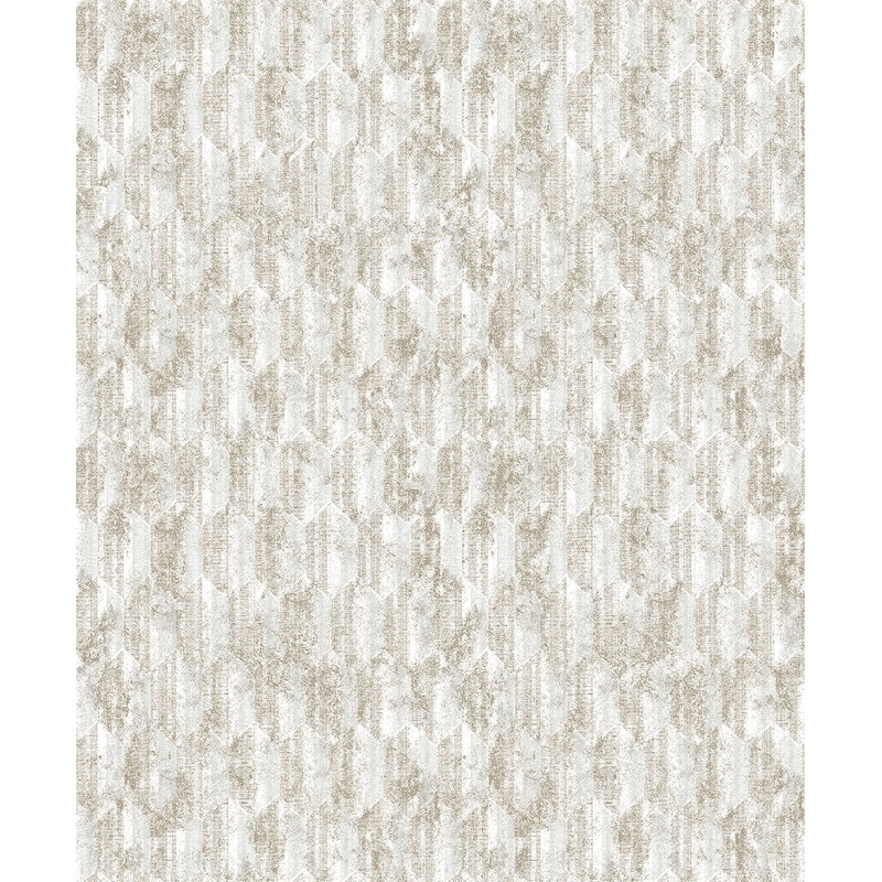 2838-IH2214 Kendall Off-White Geometric Wallpaper Per Bolt