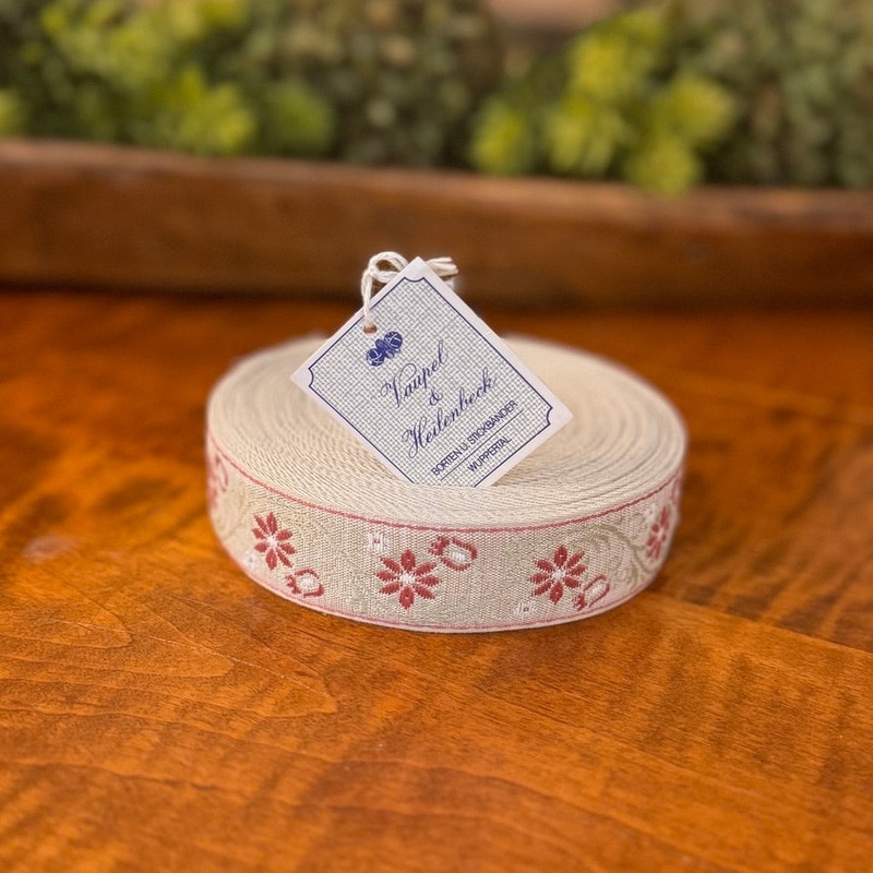 Vaupel & Heilenbeck Cotton Ribbon – 30mm Floral 11421-218