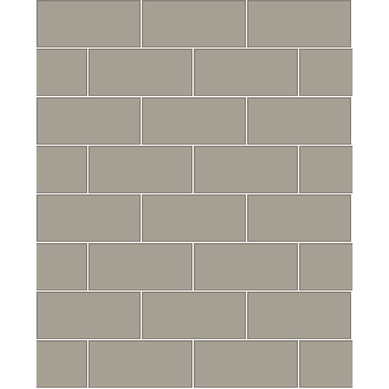 2766-23753 Parkway Grey Subway Tile Wallpaper Per Bolt