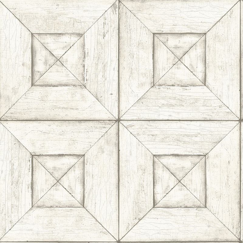 Verity Off-White Wood Wallpaper Per Bolt