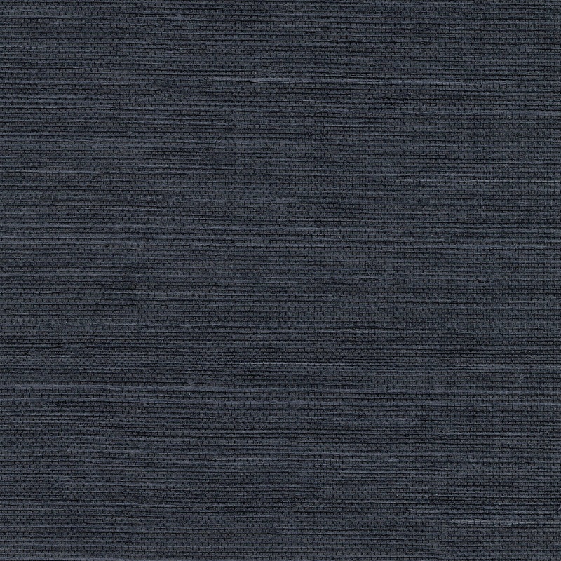 2732-80088 Peninsula Navy Sisal Grasscloth Wallpaper Per Bolt
