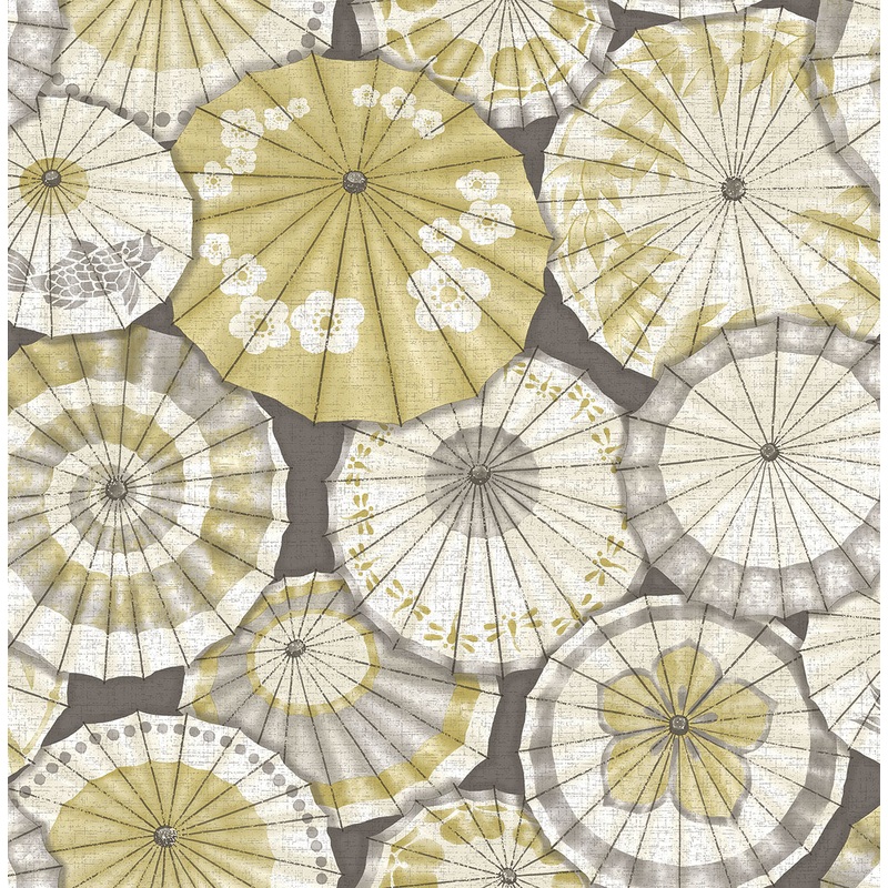 2764-24358 Mikado Ochre Parasol Wallpaper Per Bolt