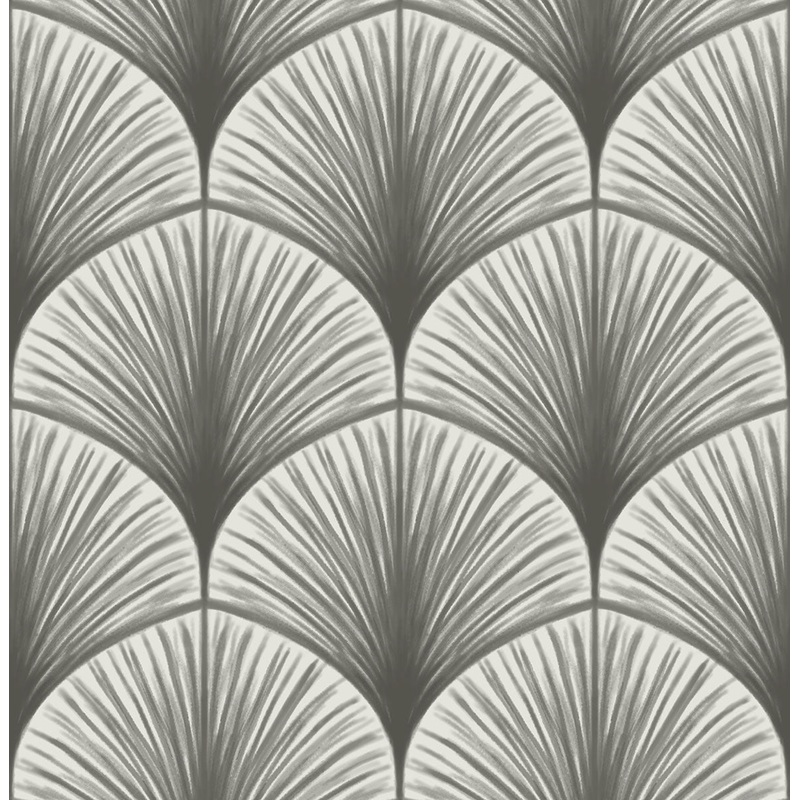 2763-24230 Dusk Grey Frond Wallpaper Per Bolt