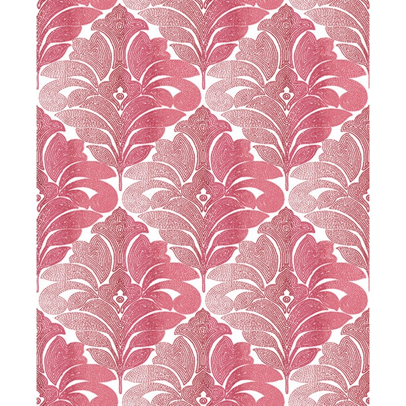 2744-24146 Balangan Red Damask Wallpaper Per Bolt