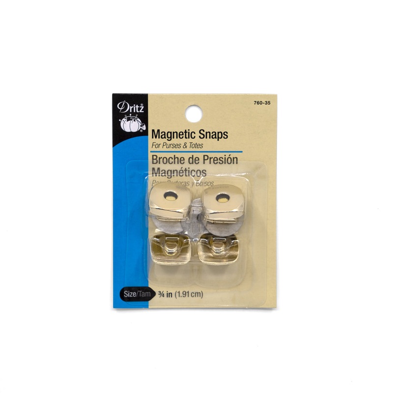 (19mm) Magnetic Bag Snaps – Gold