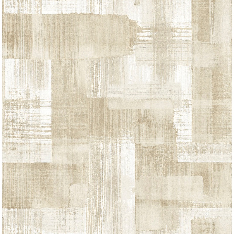 2889-25229 Trosa Beige Brushstroke Wallpaper Per Bolt