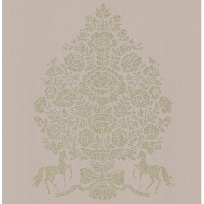 Till Light Grey President Damask Wallpaper Per Bolt